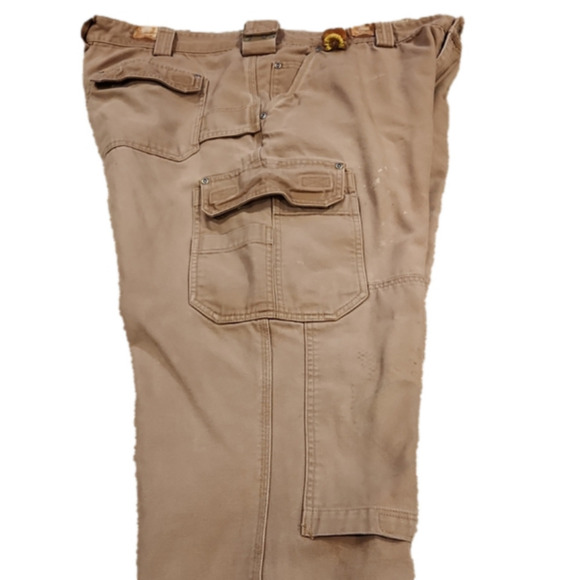 Duluth Trading Co Tan Heavy Duty Work Pants - Picture 3 of 13